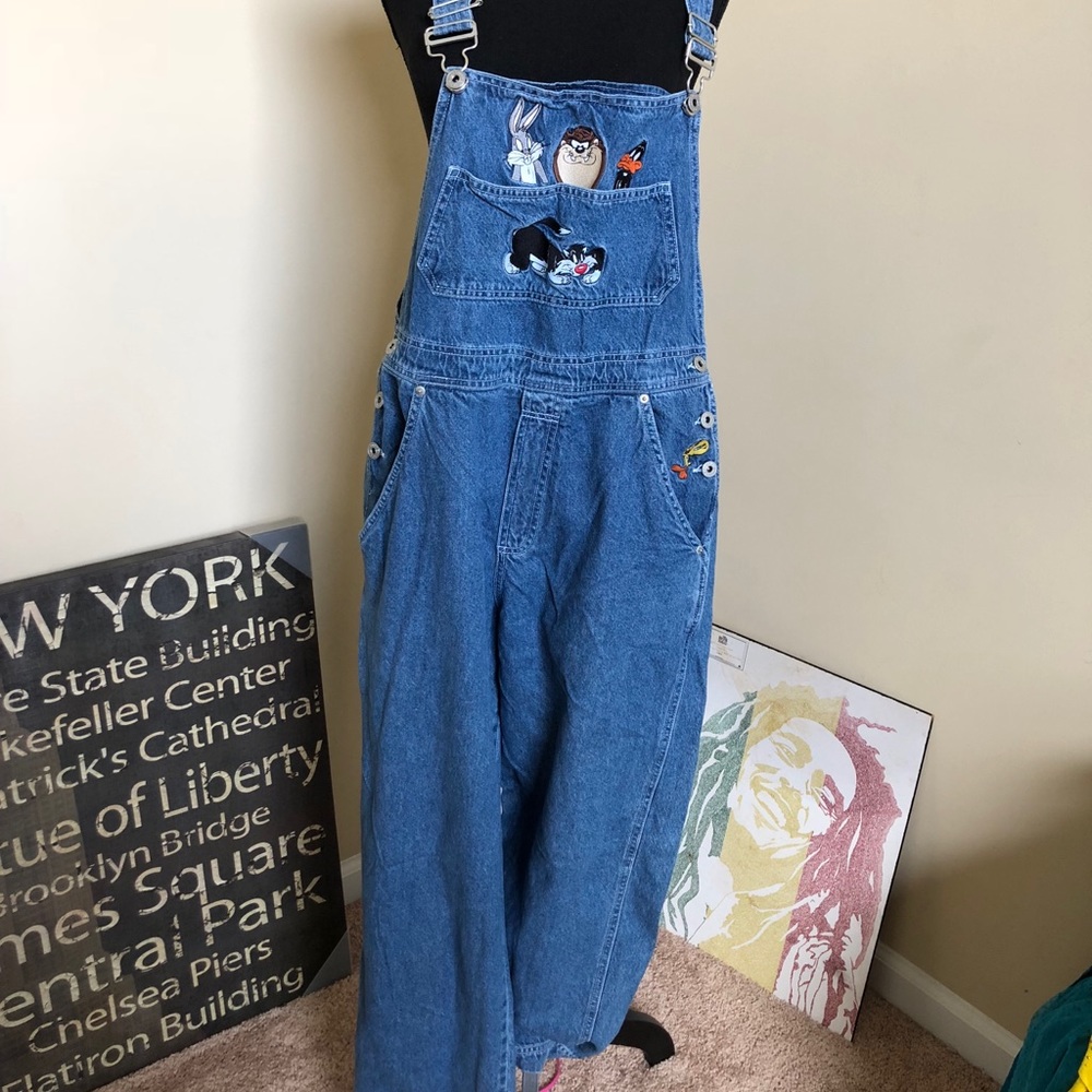 Old school jean overalls